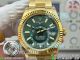 PPM Swiss Clone Gain Weight Yellow Gold Rolex Sky-Dweller Green Face Oyster Watch (4)_th.jpg